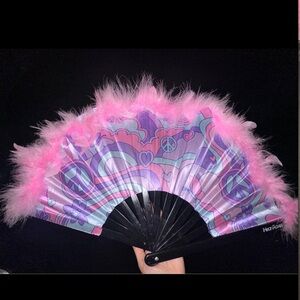 iHeartRaves Pink and Purple Fan